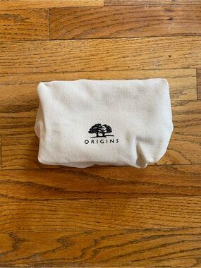 Origins Canvas Cosmetic Pouch in Cream